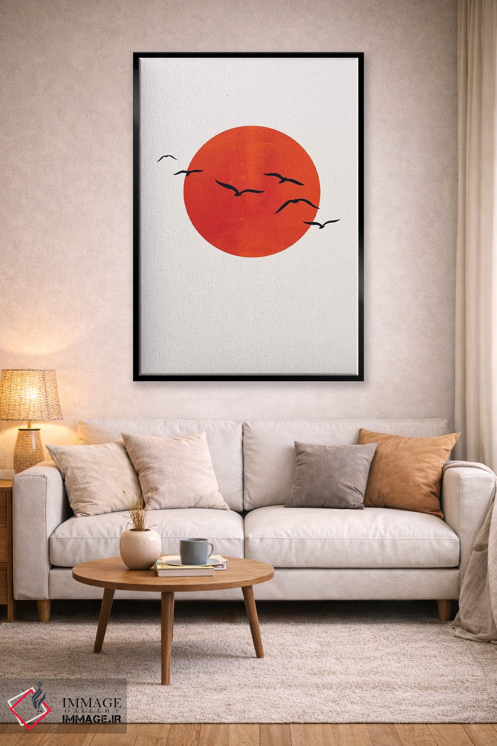 تابلو مینیمال یک روز آفتابی اثر کوبیستیکا - D2B