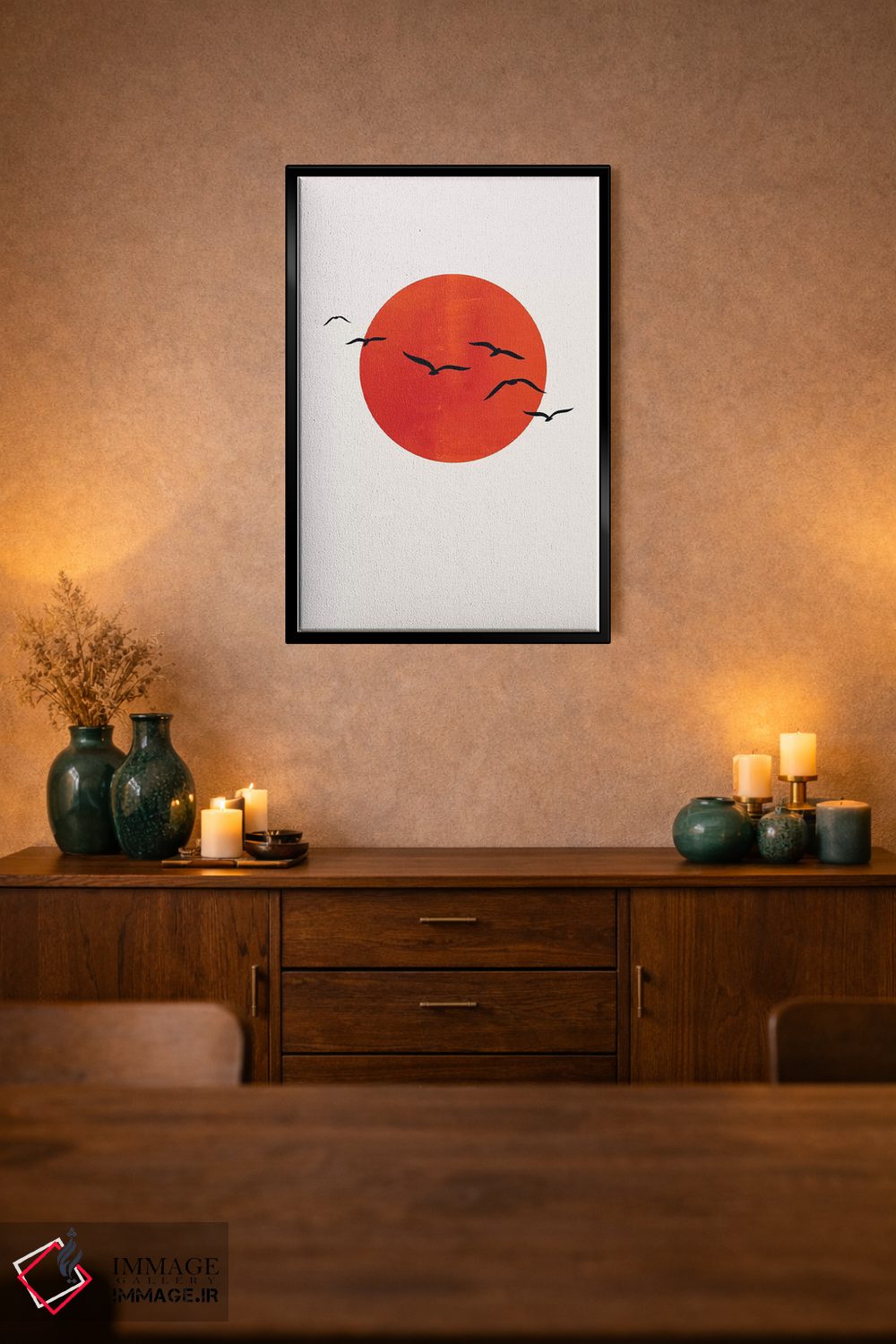 تابلو مینیمال یک روز آفتابی اثر کوبیستیکا - D1B