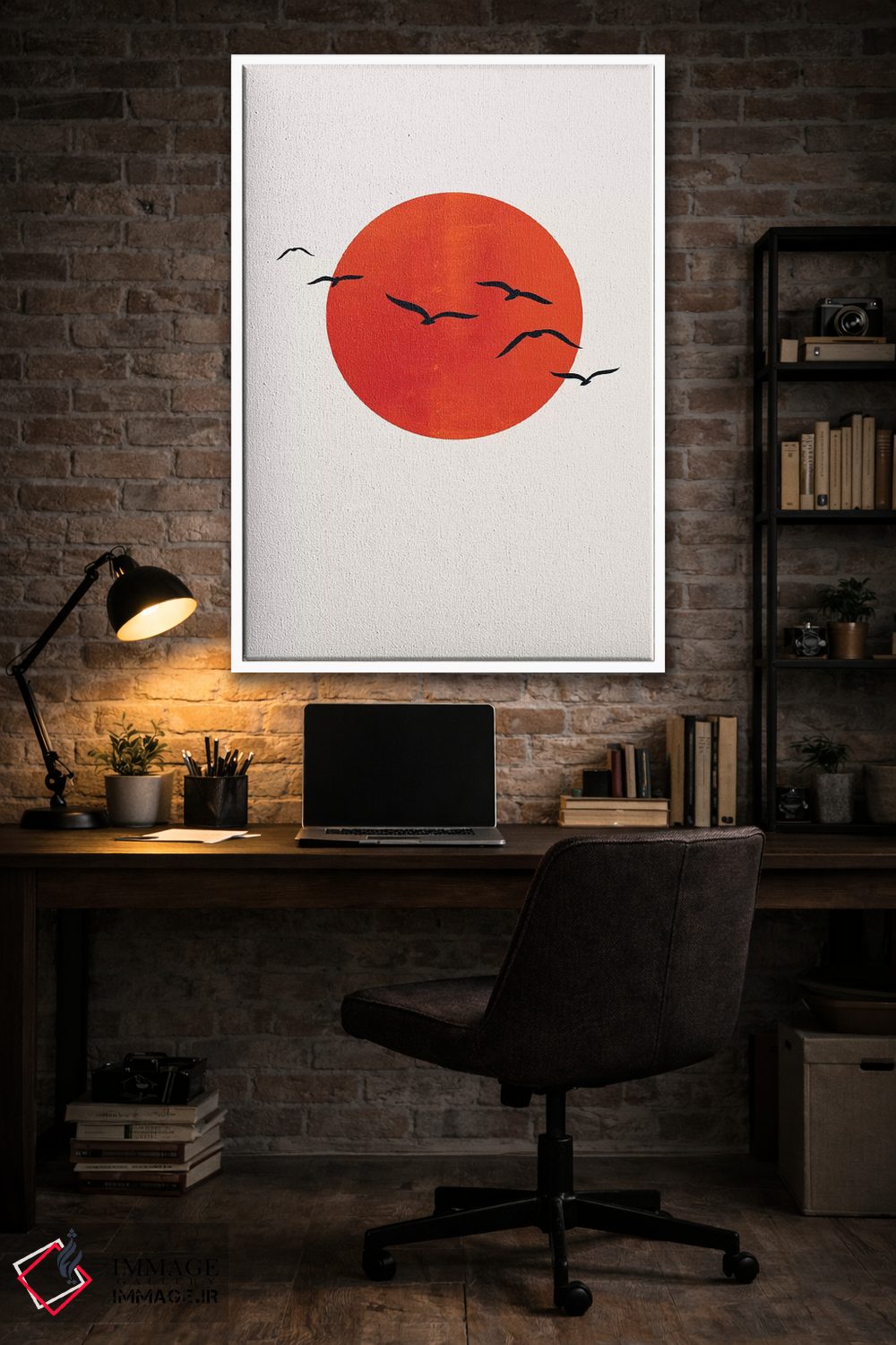 تابلو مینیمال یک روز آفتابی اثر کوبیستیکا - D4W