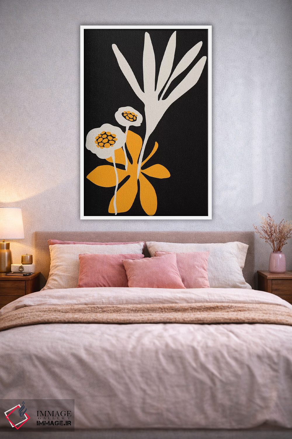 تابلو مینیمال زیبایی شکوفه اثر کوبیستیکا - D2W