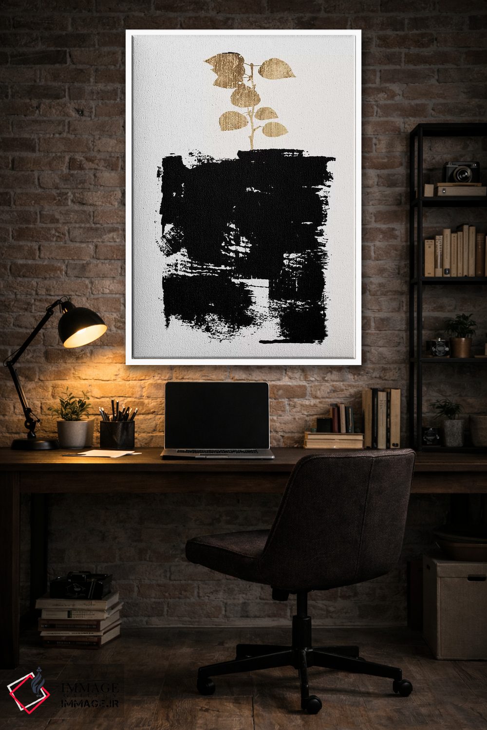 تابلو مینیمال طبیعت بی جان گیاهی شماره ۵-A اثر کوبیستیکا - D4W