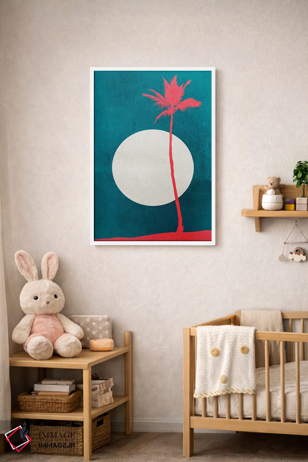 تابلو مینیمال رویاهای کارائیب اثر کوبیستیکا - D3W