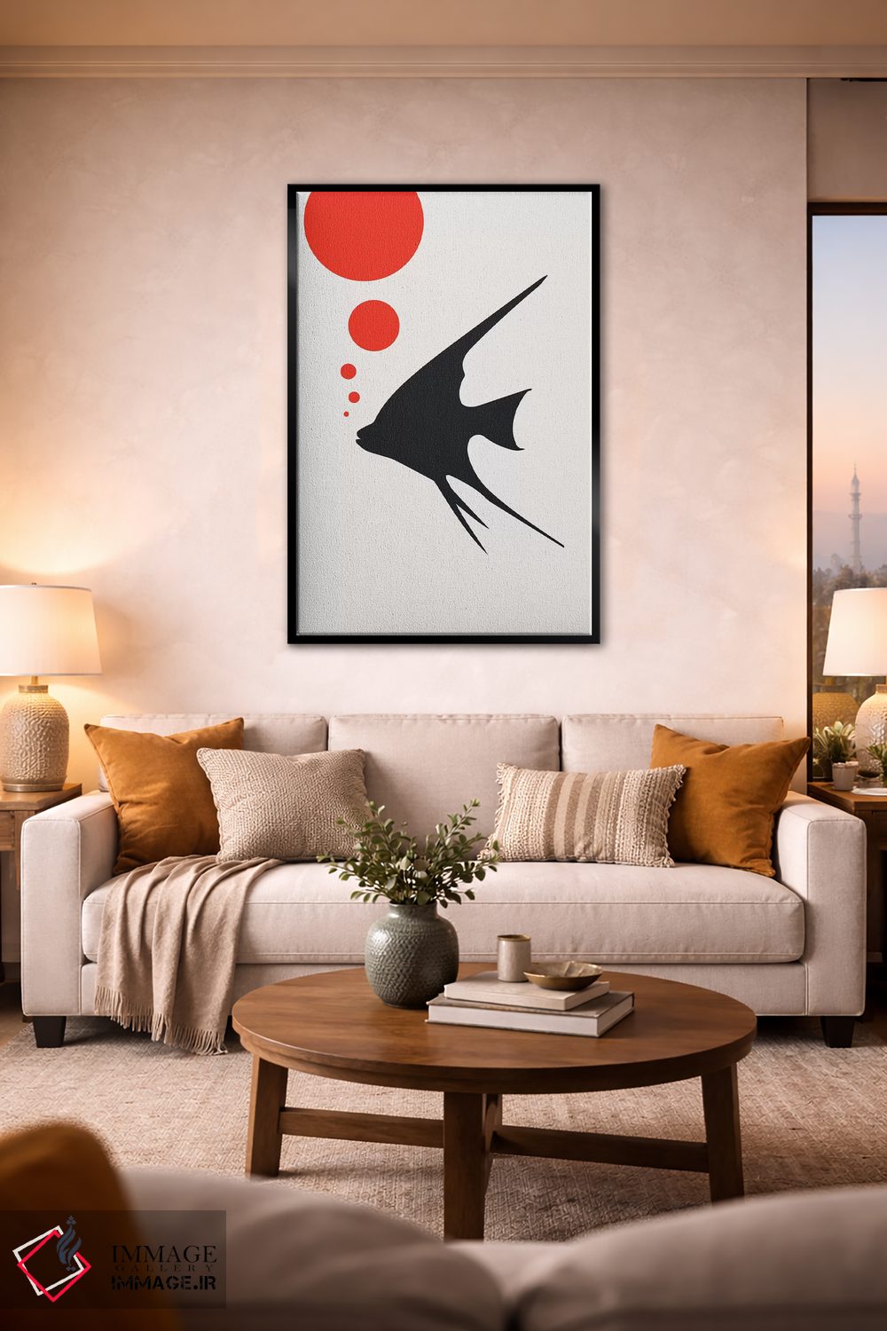 تابلو مینیمال بلاب بلاب اثر کوبیستیکا - D2B