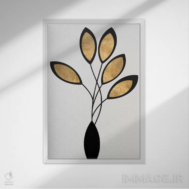 تابلو مینیمال سینکو اثر کوبیستیکا - نمای قابدار سفید