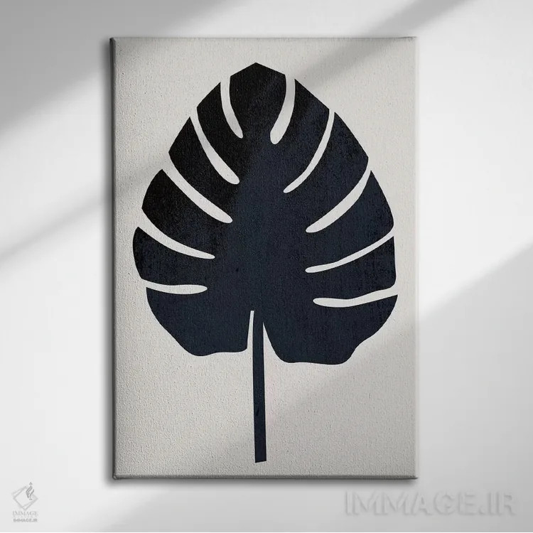 تابلو مینیمال بوتانیکا آبسترکتا اثر کوبیستیکا - نمای روبهرو روی دیوار