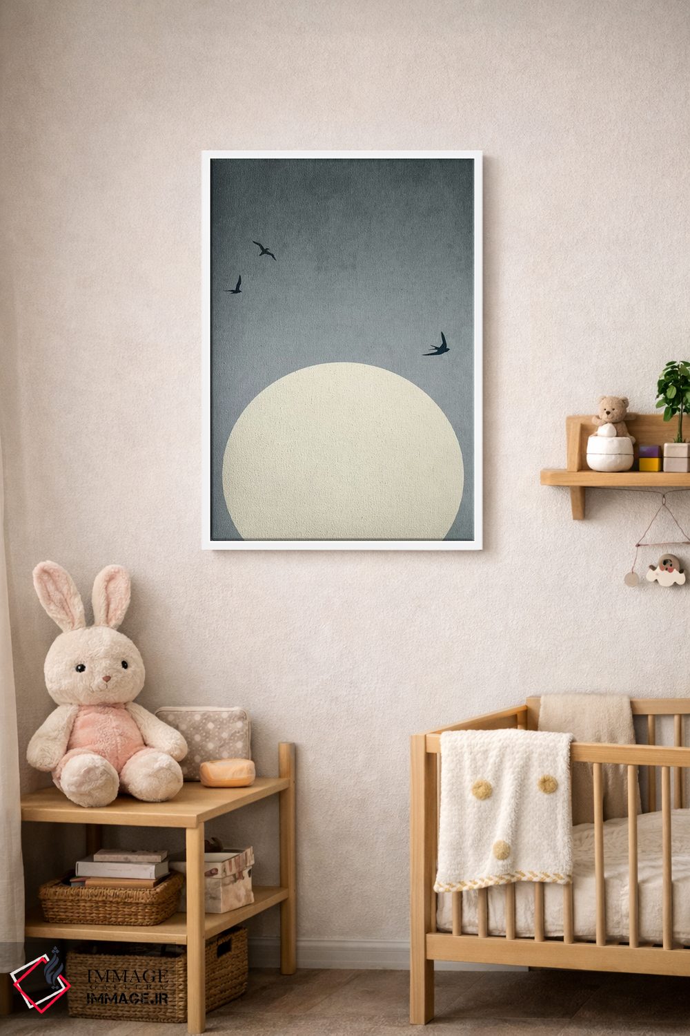 تابلو مینیمال رقصندگان در تاریکی اثر کوبیستیکا - D5W