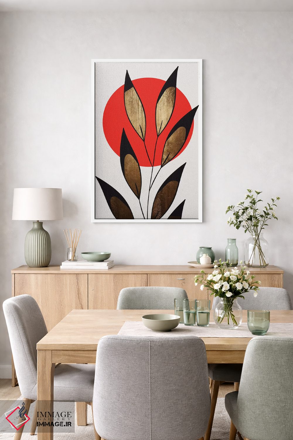 تابلو مینیمال شب های کازابلانکا اثر کوبیستیکا - D6W