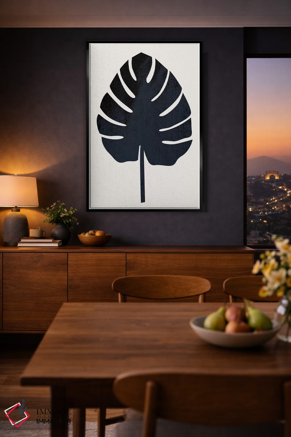 تابلو مینیمال بوتانیکا آبسترکتا اثر کوبیستیکا - D1B