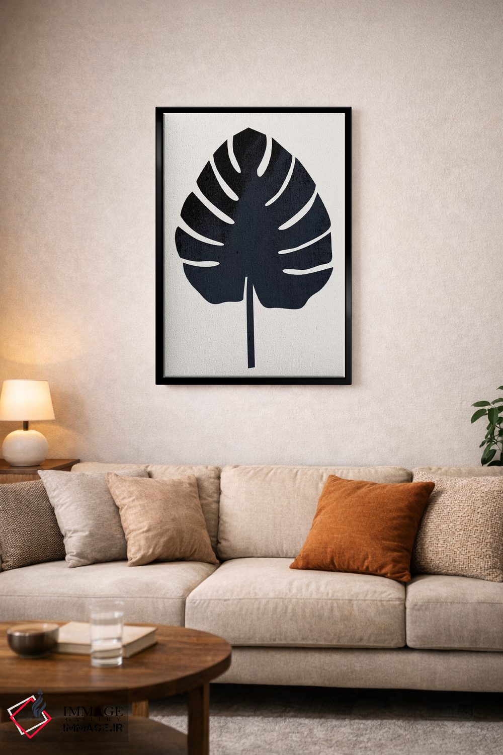 تابلو مینیمال بوتانیکا آبسترکتا اثر کوبیستیکا - D3B