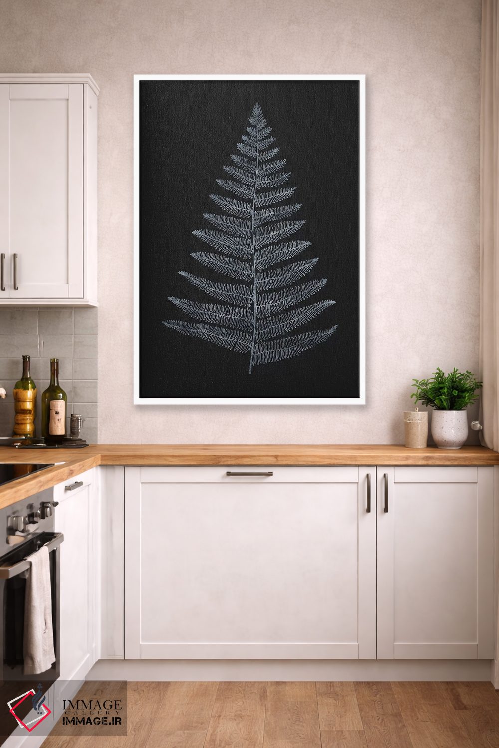 تابلو مینیمال گیاهان مینیمالیستی اثر کوبیستیکا - D3W