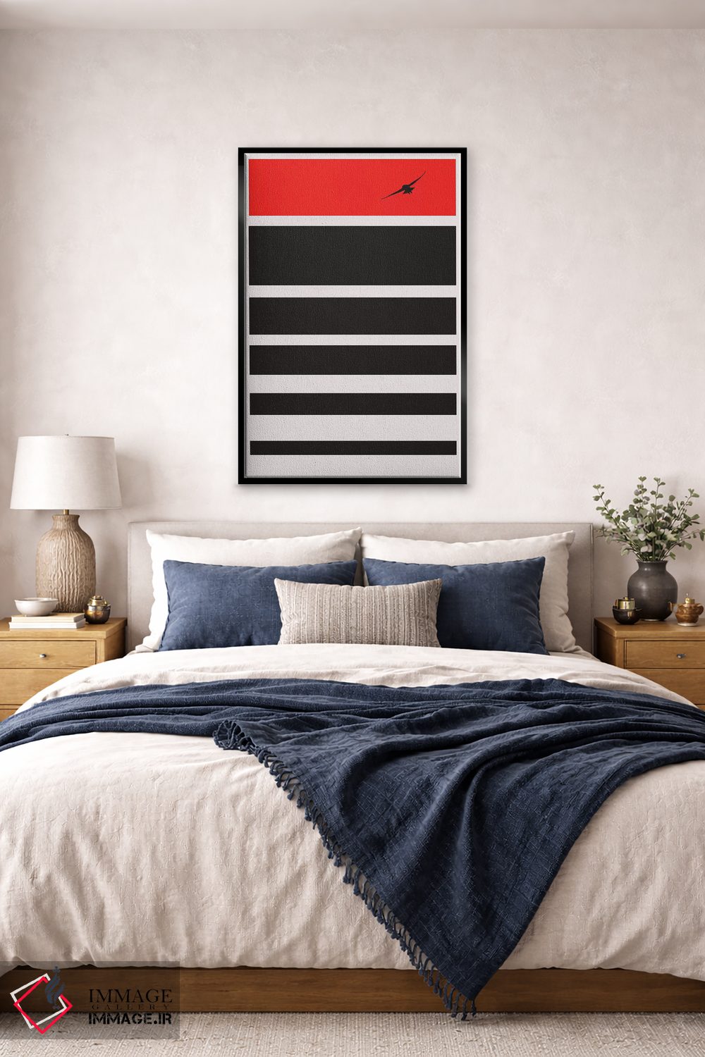 تابلو مینیمال غروب دیجیتال اثر کوبیستیکا - D5B