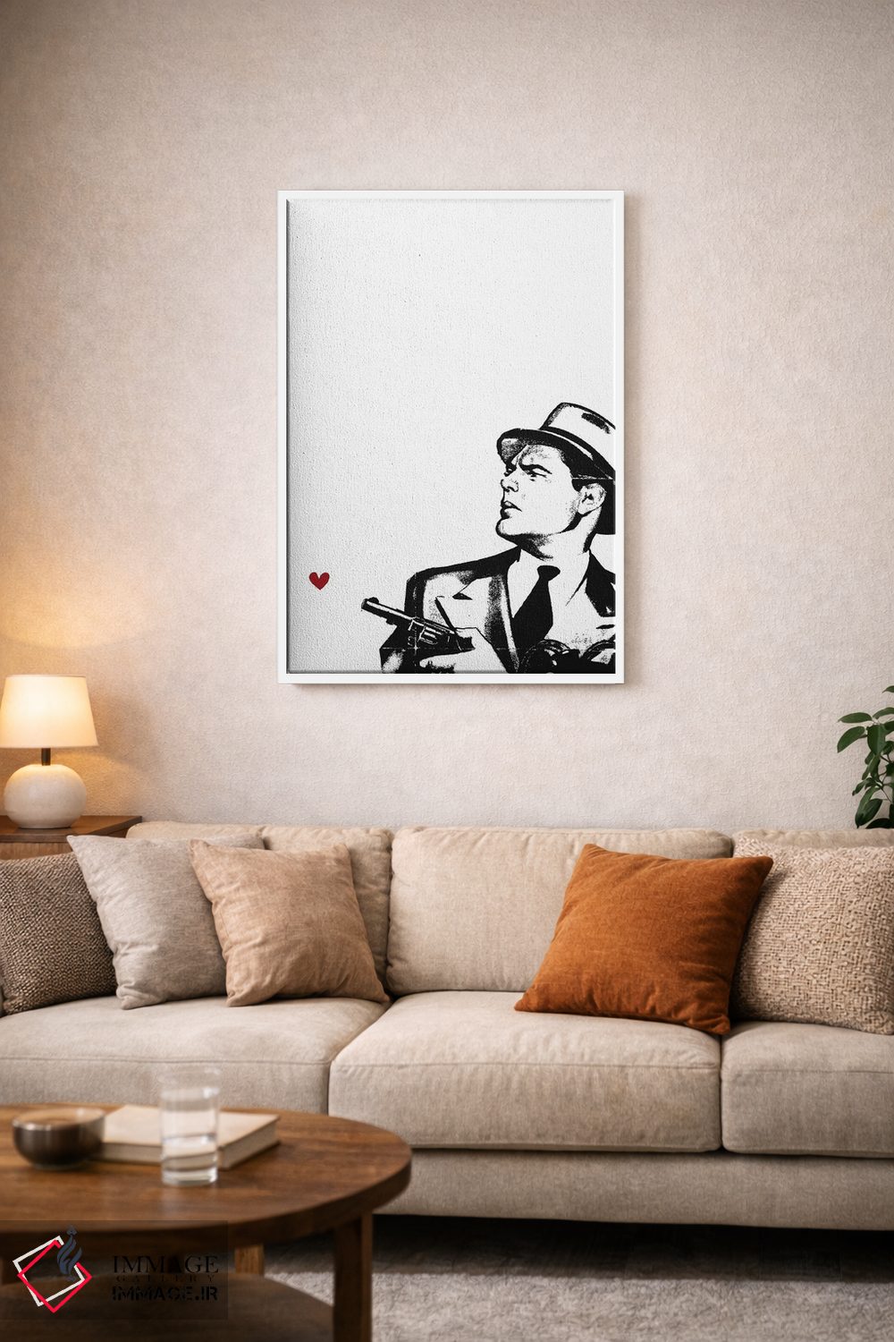 تابلو دکوراتیو جراتش را نداری! اثر کوبیستیکا - D3W