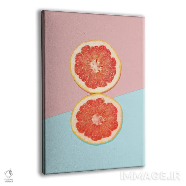 تابلو مینیمال صبحانه دو نفره اثر کوبیستیکا - نمای پرسپکتیو محصول