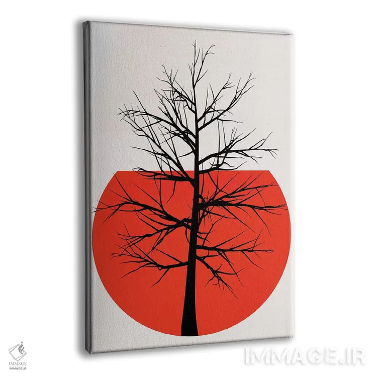 تابلو مینیمال در حیات وحش اثر کوبیستیکا - نمای پرسپکتیو محصول