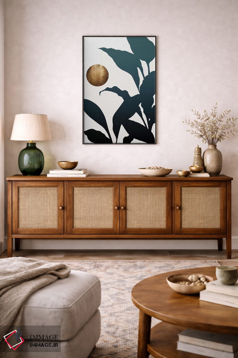 تابلو مینیمال در جنگل اثر کوبیستیکا - D4B