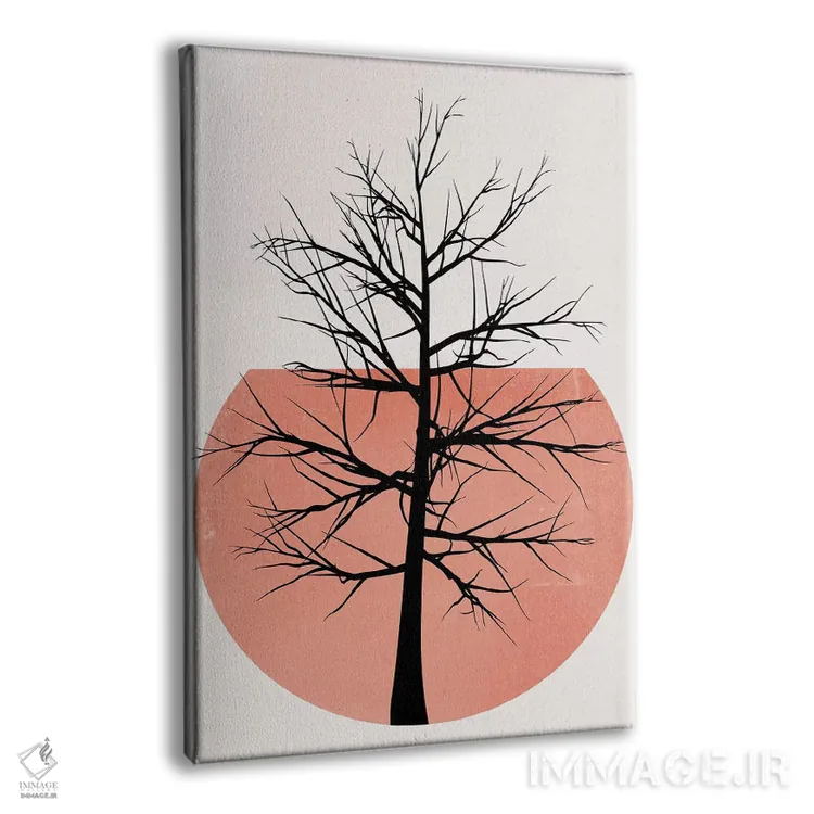 تابلو مینیمال در حیات وحش - رز اثر کوبیستیکا - نمای پرسپکتیو محصول