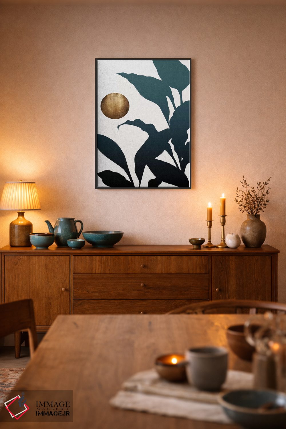 تابلو مینیمال در جنگل اثر کوبیستیکا - D6B