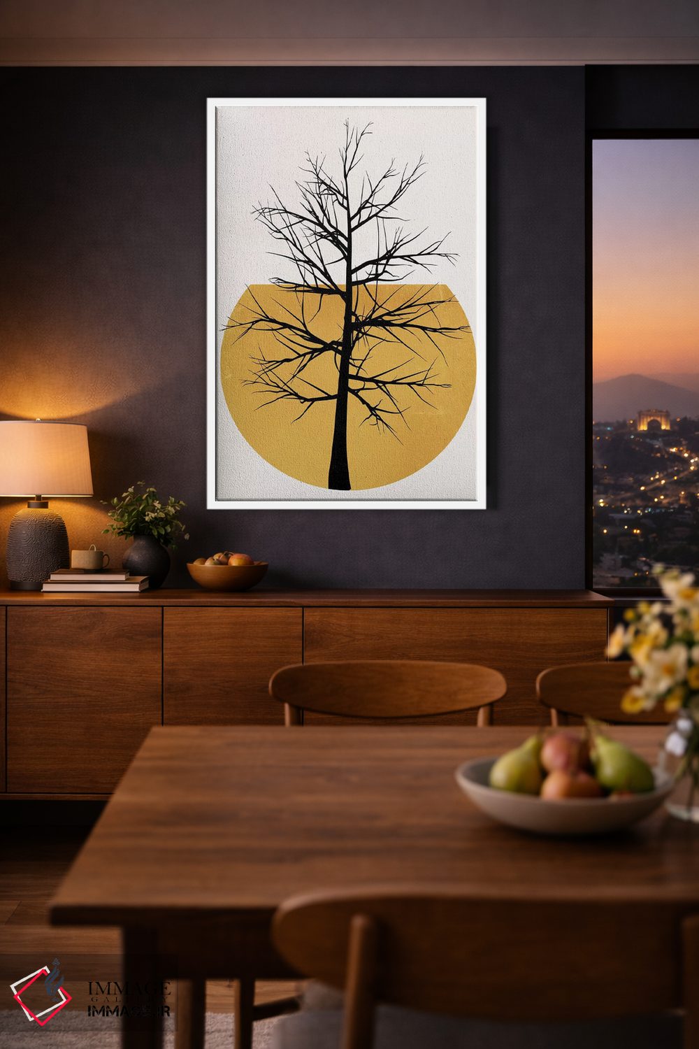 تابلو مینیمال در حیات وحش اثر کوبیستیکا - D3W