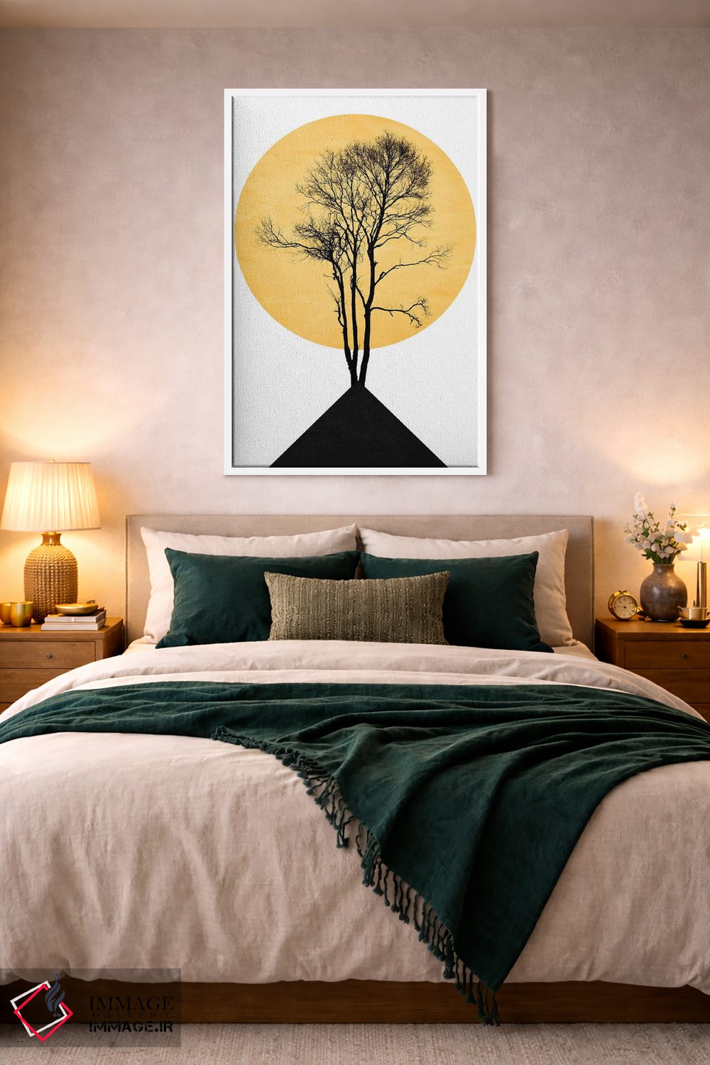 تابلو مینیمال باغ ذن ژاپنی اثر کوبیستیکا - D2W