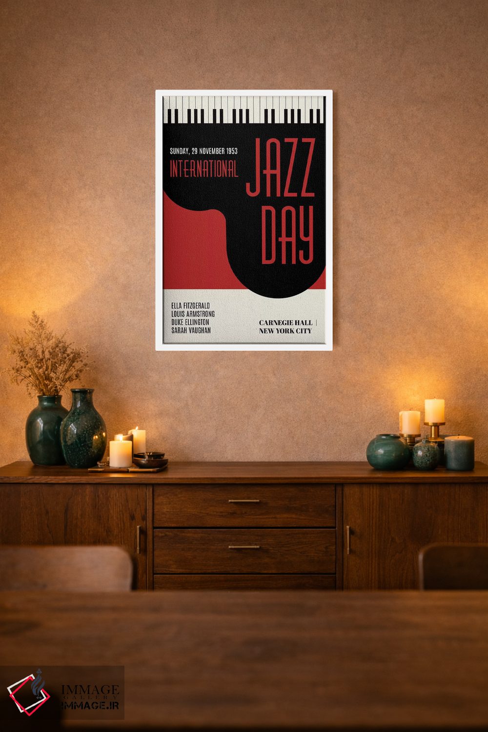 تابلو دکوراتیو روزهای جازی اثر کوبیستیکا - D2W