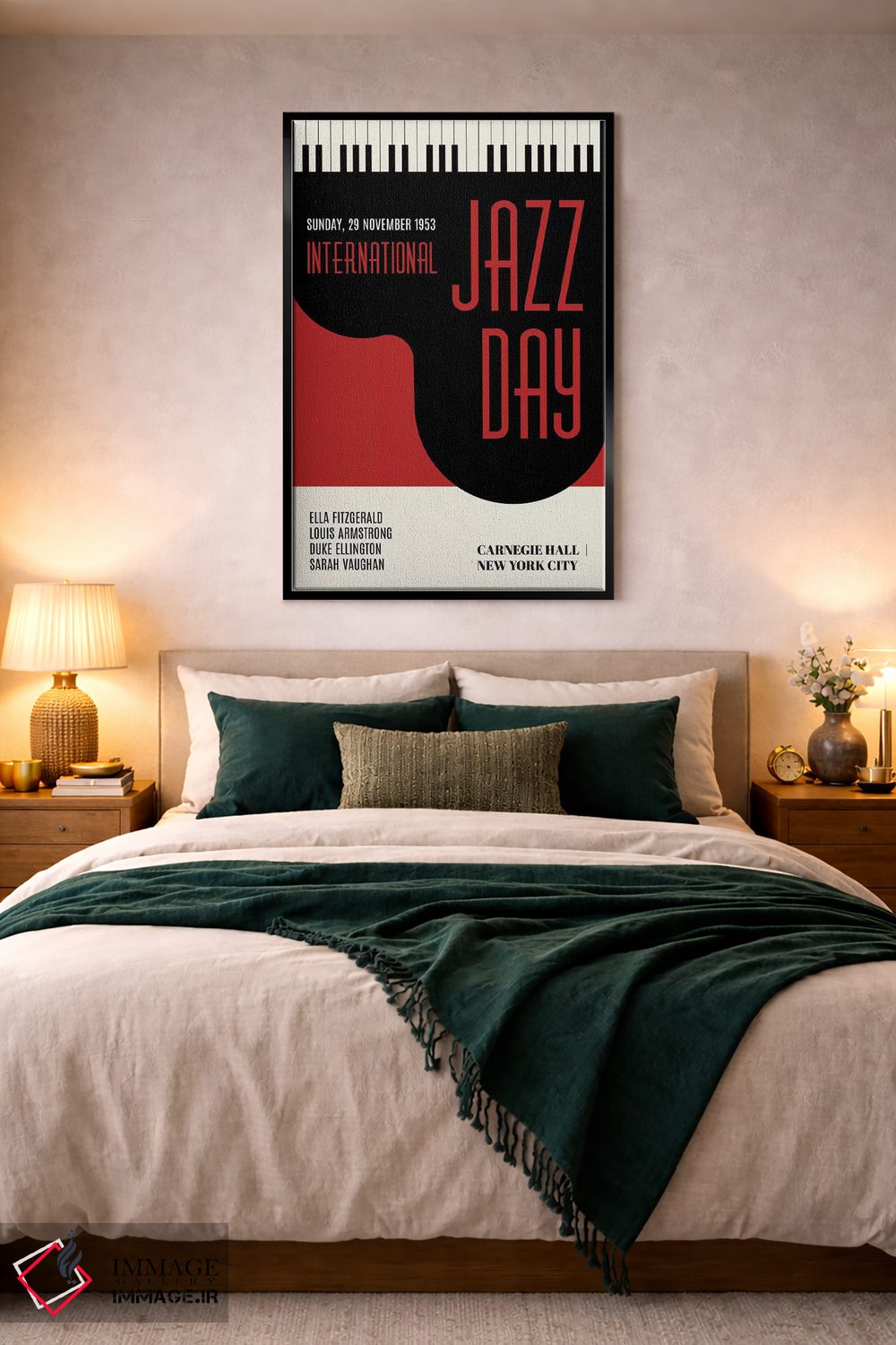 تابلو دکوراتیو روزهای جازی اثر کوبیستیکا - D4B