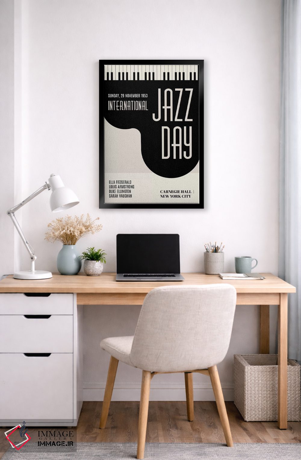 تابلو مینیمال روزهای جازی اثر کوبیستیکا - D6B