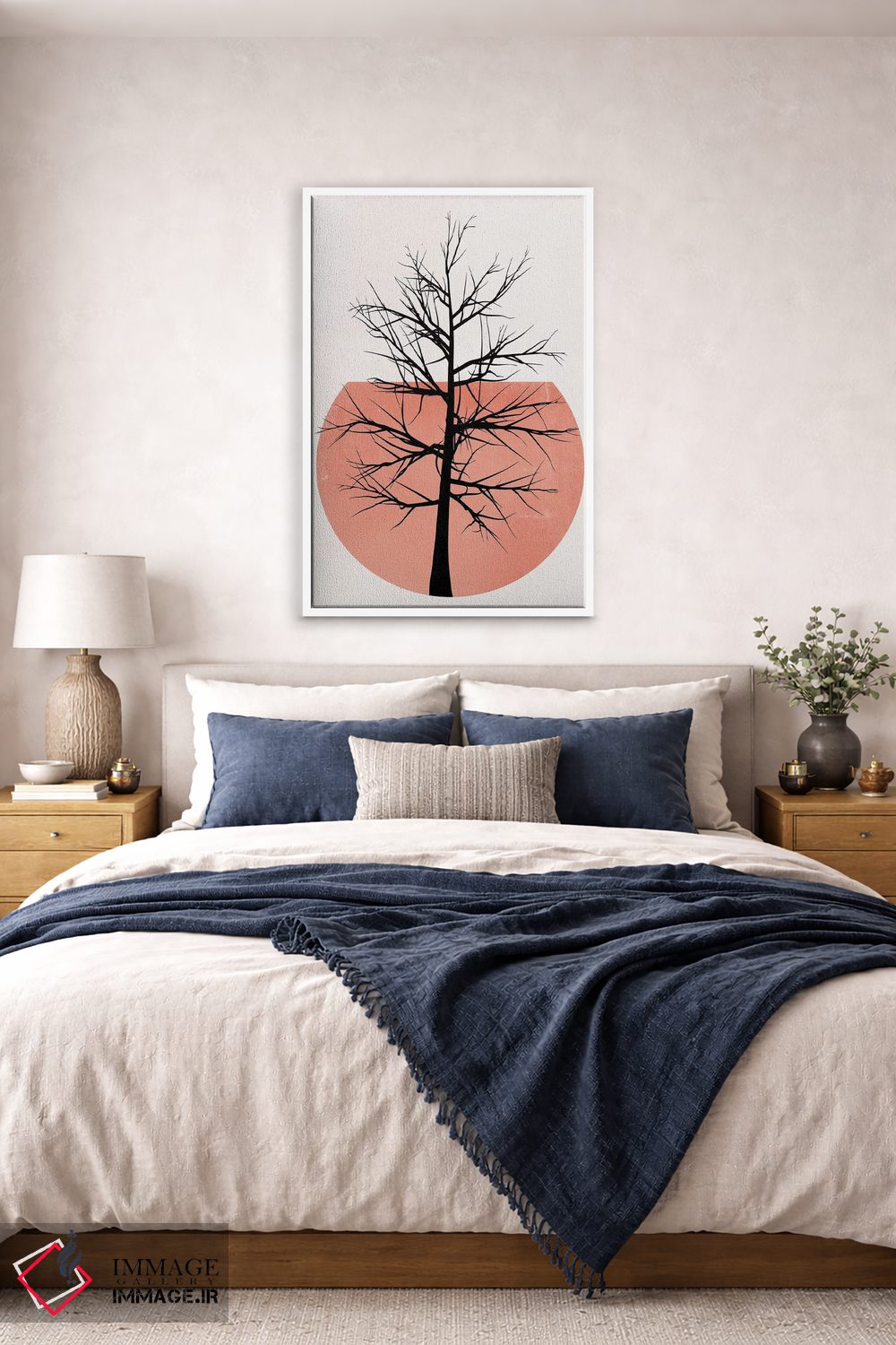 تابلو مینیمال در حیات وحش - رز اثر کوبیستیکا - D6W