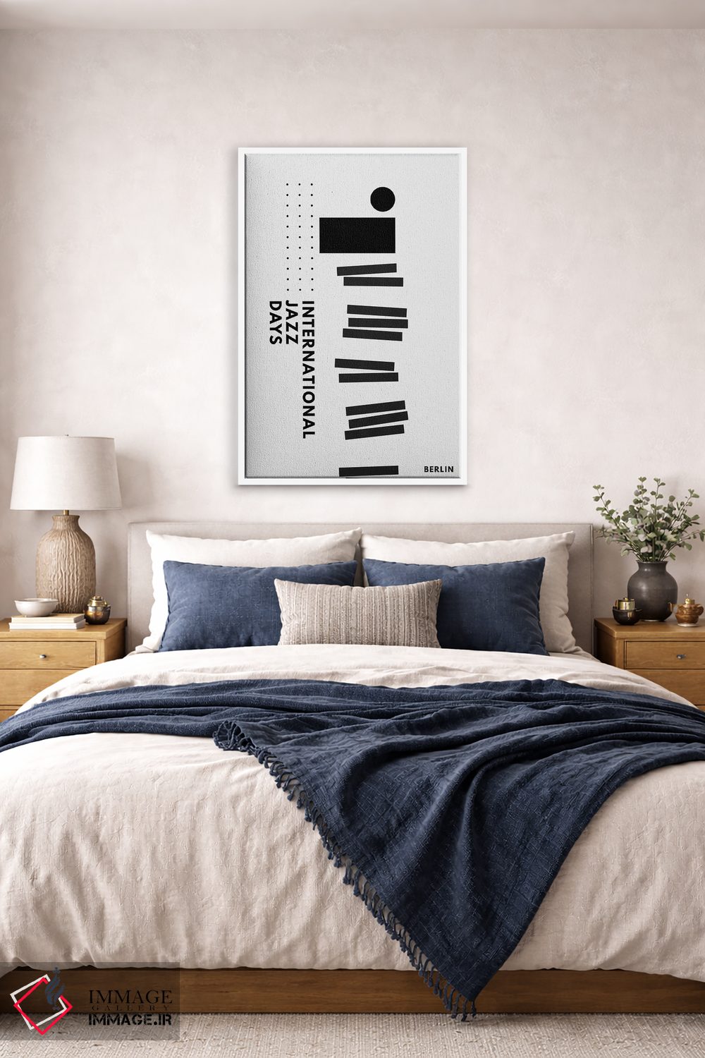 تابلو مینیمال روزهای جازی برلین II اثر کوبیستیکا - D5W