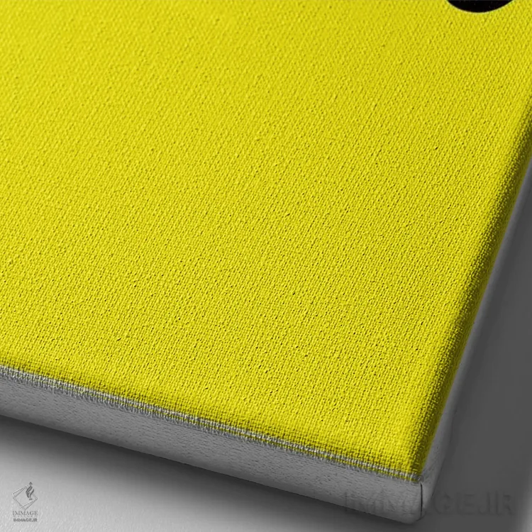 تابلو دکوراتیو هرج و مرج به سبک آلمانی اثر کوبیستیکا - نمای نزدیک بافت بوم