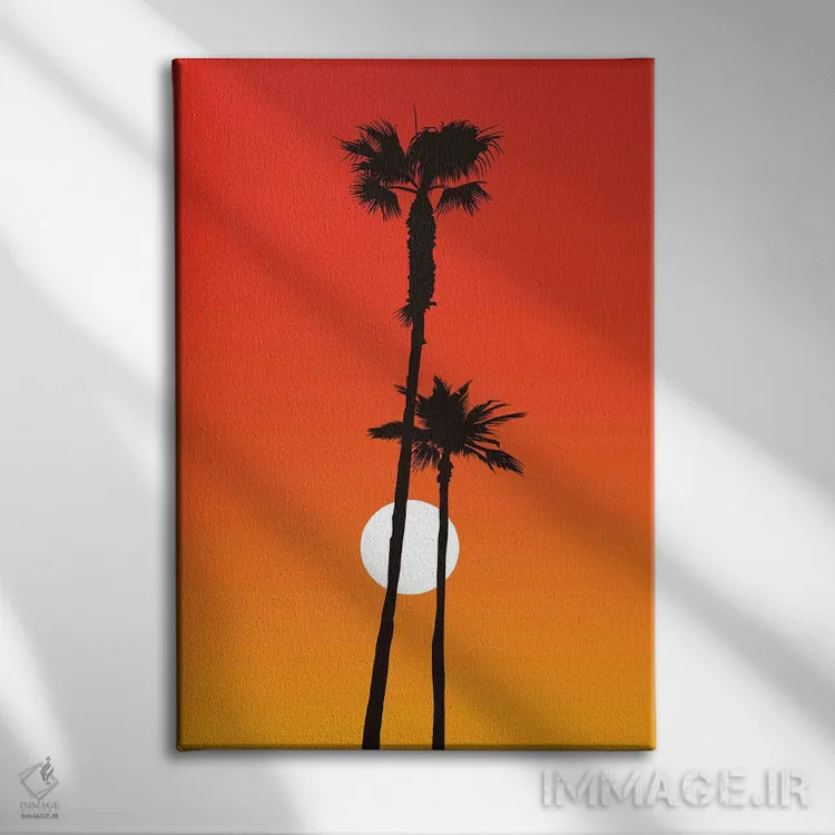 تابلو مینیمال پردیزو اثر کوبیستیکا - نمای روبهرو روی دیوار