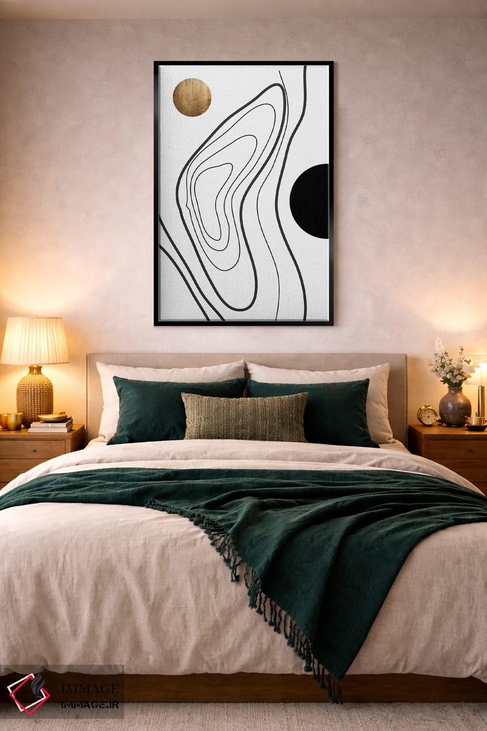 تابلو مینیمال جهان من اثر کوبیستیکا - D5B