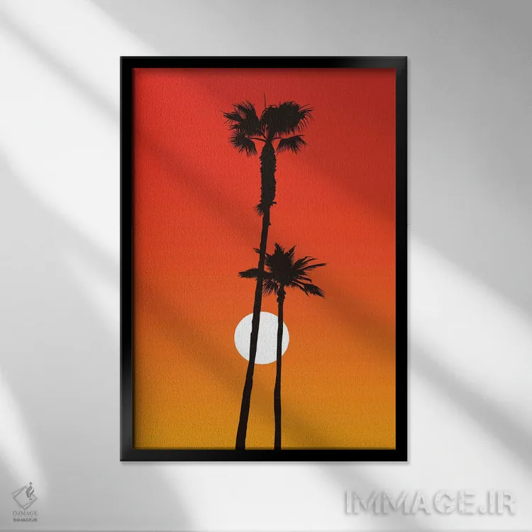 تابلو مینیمال پردیزو اثر کوبیستیکا - نمای قابدار مشکی