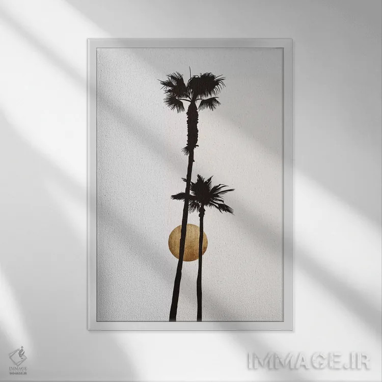 تابلو مینیمال پردیزو اثر کوبیستیکا - نمای قابدار سفید