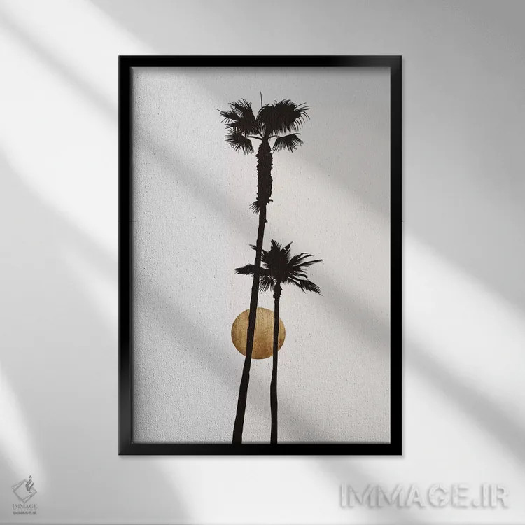 تابلو مینیمال پردیزو اثر کوبیستیکا - نمای قابدار مشکی
