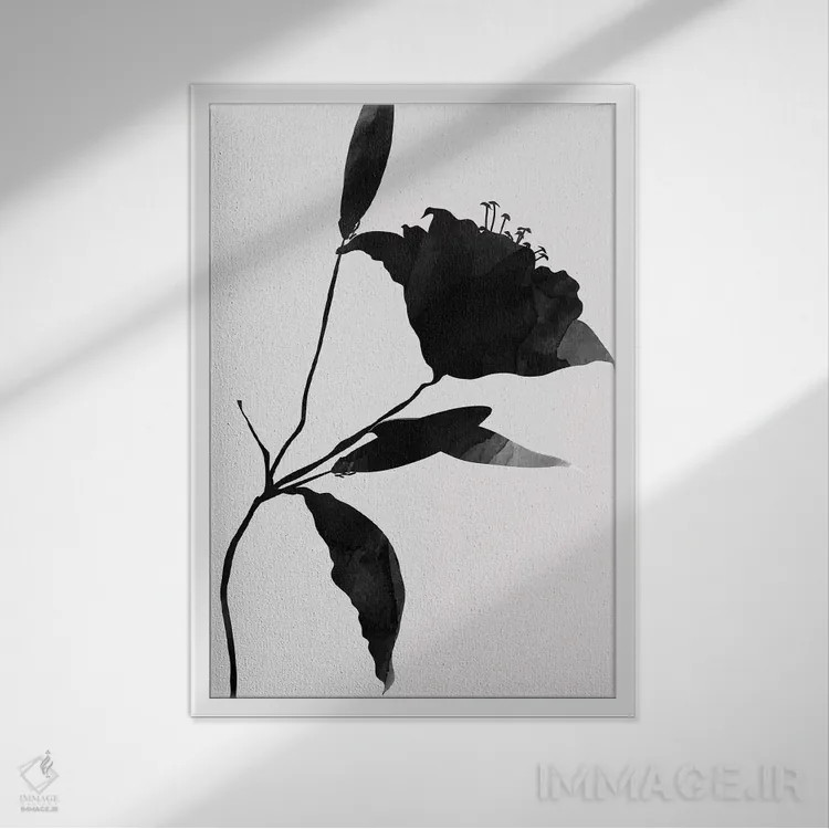 تابلو مینیمال نرو اثر کوبیستیکا - نمای قابدار سفید