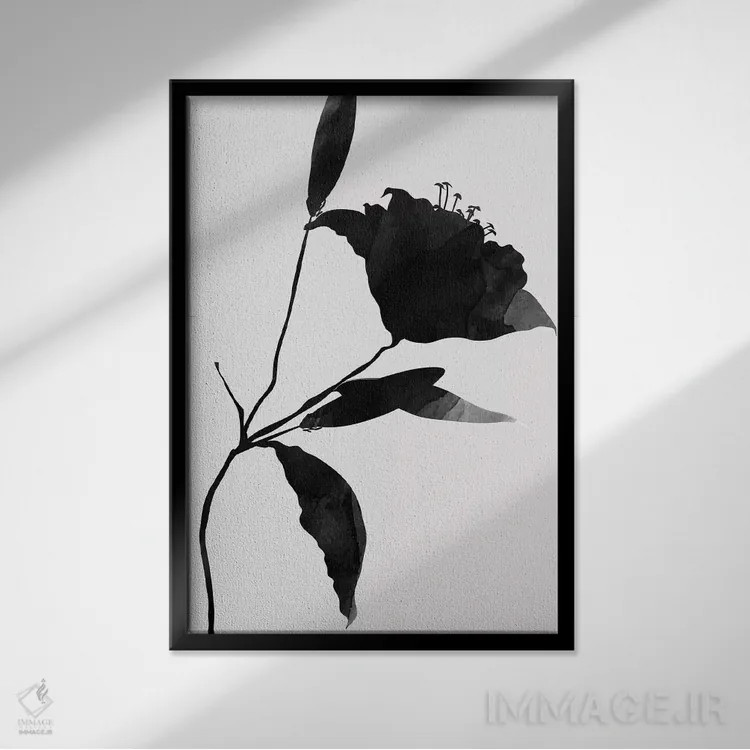 تابلو مینیمال نرو اثر کوبیستیکا - نمای قابدار مشکی