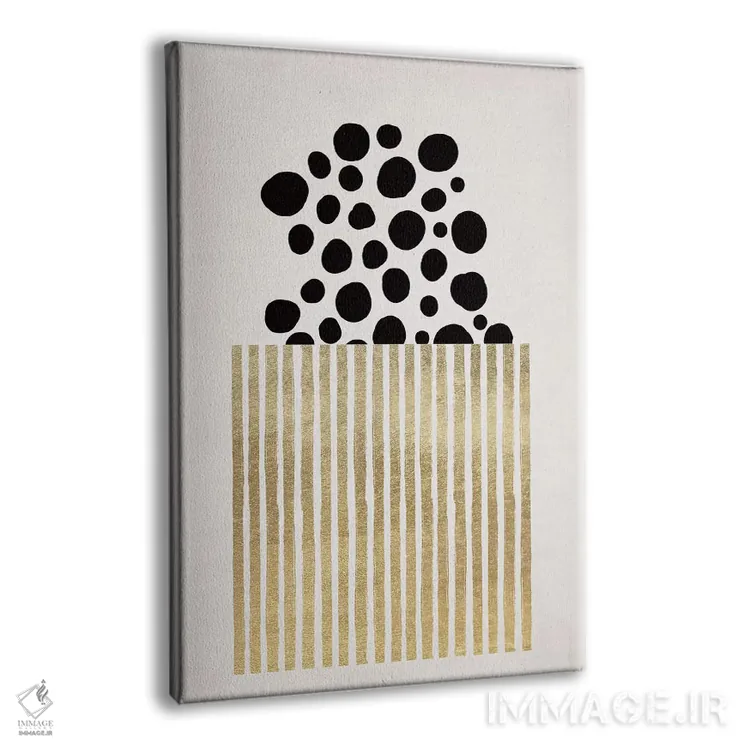 تابلو مینیمال پاپ کورن اثر کوبیستیکا - نمای پرسپکتیو محصول