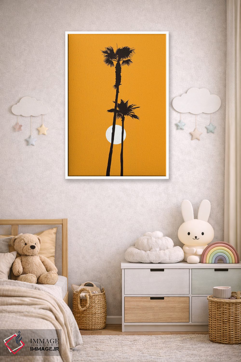 تابلو مینیمال بهشت اثر کوبیستیکا - D5W