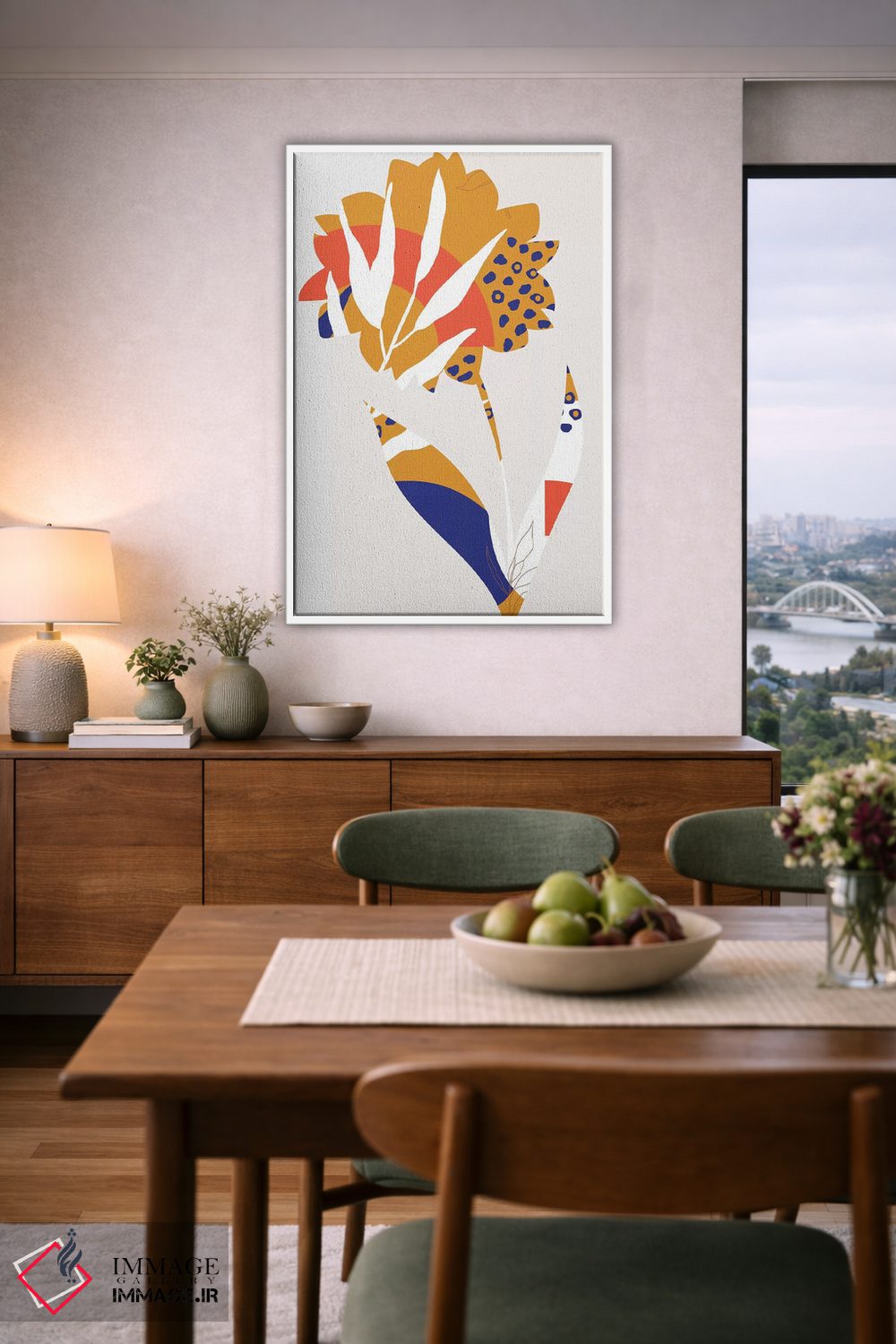 تابلو مینیمال سان فرانسیسکو ۱۹۷۸ اثر کوبیستیکا - D6W