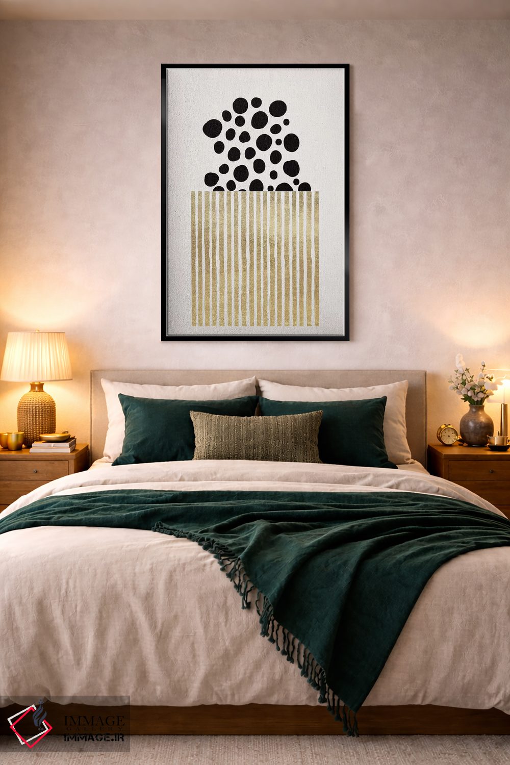 تابلو مینیمال پاپ کورن اثر کوبیستیکا - D5B