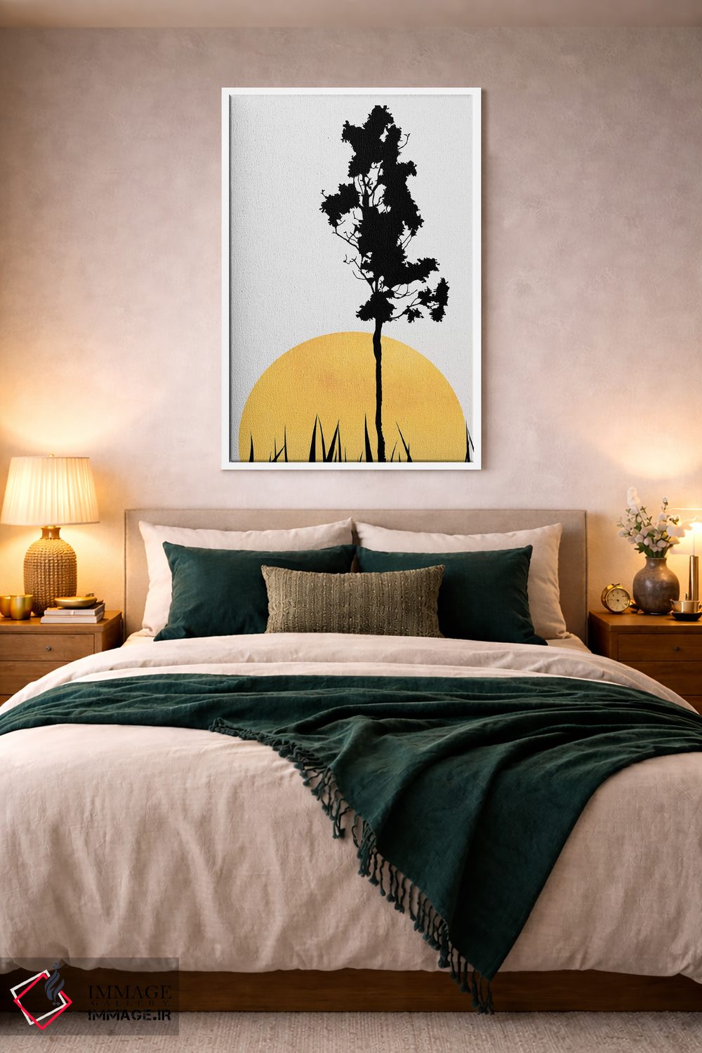 تابلو مینیمال سایه ها در آفتاب اثر کوبیستیکا - D2W