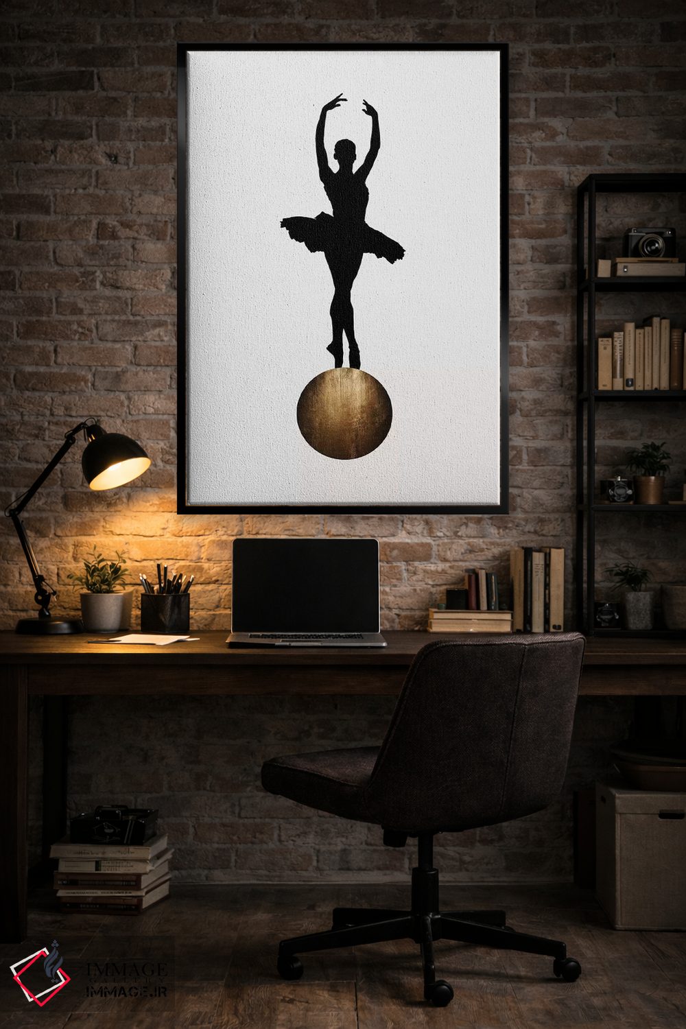 تابلو مینیمال پریما بالرینا اثر کوبیستیکا - D5B