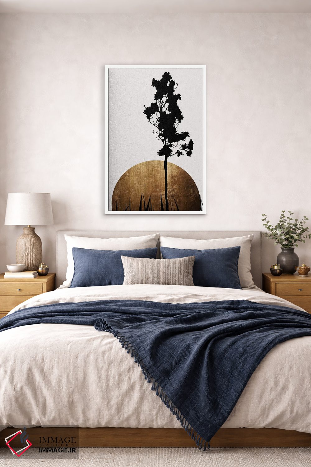 تابلو مینیمال سایه های درخشان اثر کوبیستیکا - D5W