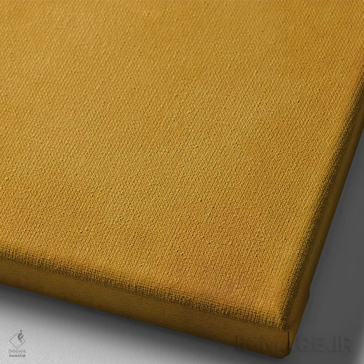 تابلو مینیمال جیرجیر و آرامش شبانه اثر کوبیستیکا - نمای نزدیک بافت بوم