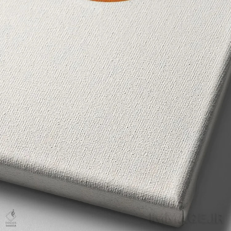 تابلو مینیمال بازگشت به خانه اثر کوبیستیکا - نمای نزدیک بافت بوم