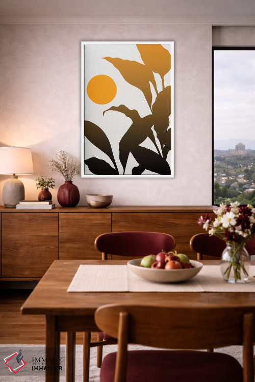 تابلو مینیمال طلوع گرمسیری اثر کوبیستیکا - D4W