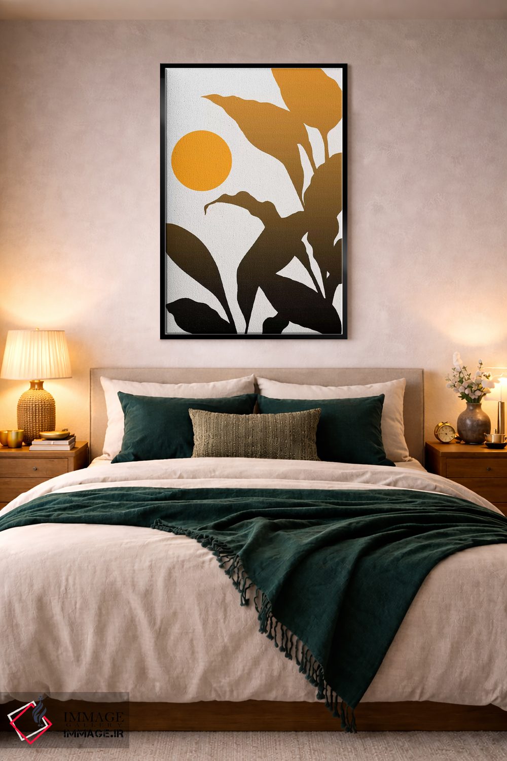 تابلو مینیمال طلوع گرمسیری اثر کوبیستیکا - D6B