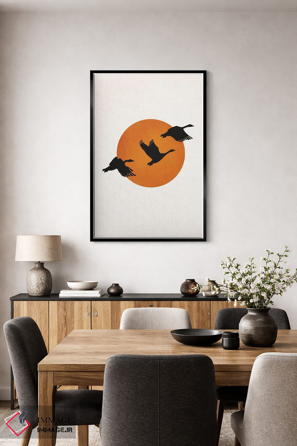 تابلو مینیمال بازگشت به خانه اثر کوبیستیکا - D5B