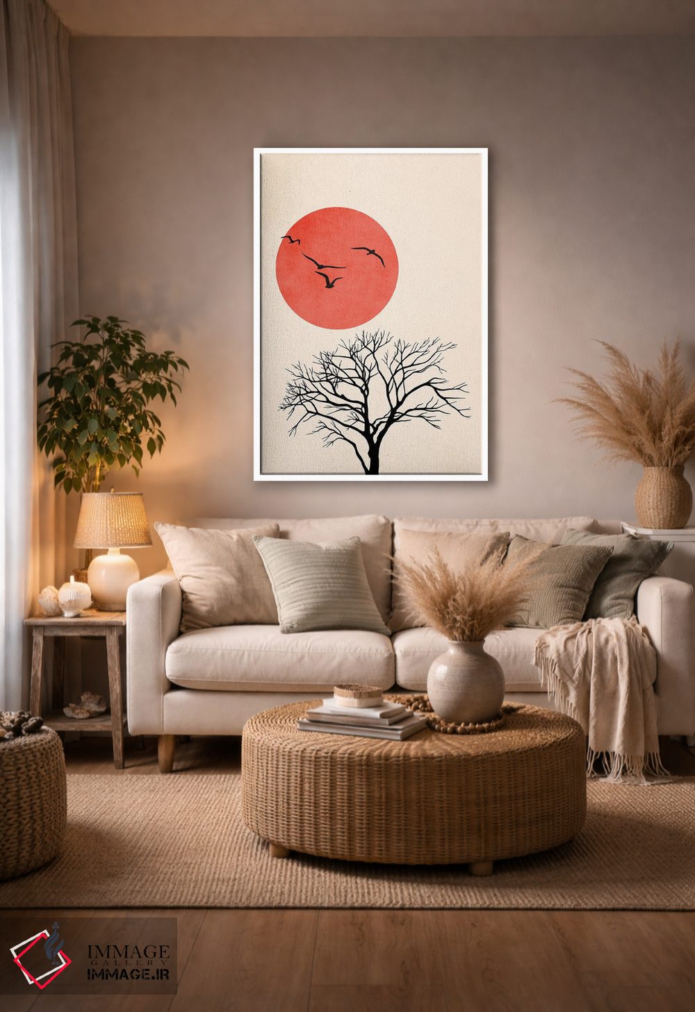 تابلو مینیمال پرواز اثر کوبیستیکا - D2W