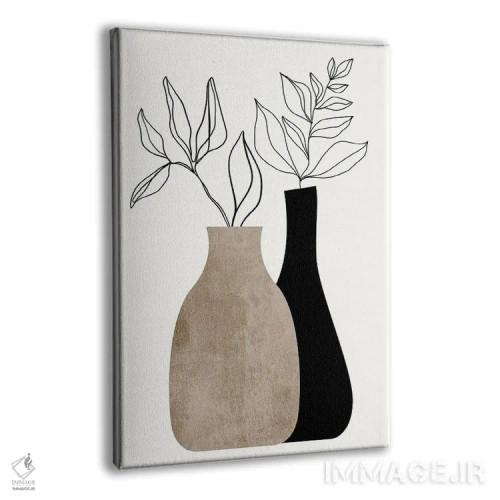 تابلو مینیمال خاکستری در خاکستری اثر کوبیستیکا - نمای پرسپکتیو محصول